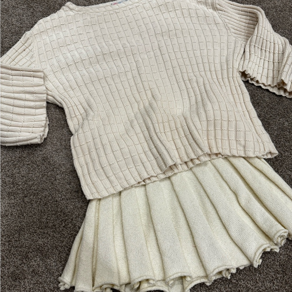 Free People Cream Sweater
